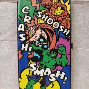 Avengers Marvel Comics Retro Bi-Fold Hinge Wallet!